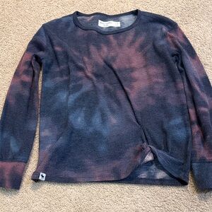 Abercrombie Kids Colorful Waffle Knit Shirt tie dye size 7/8